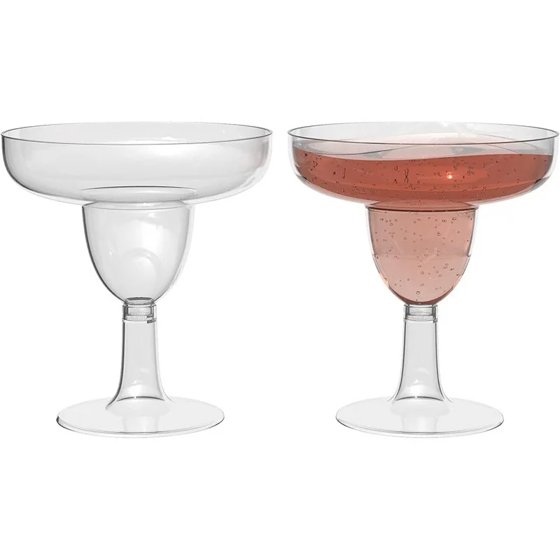 Champagne Tower Set - 20PCS 5oz Plastic Disposable Cocktail Tall