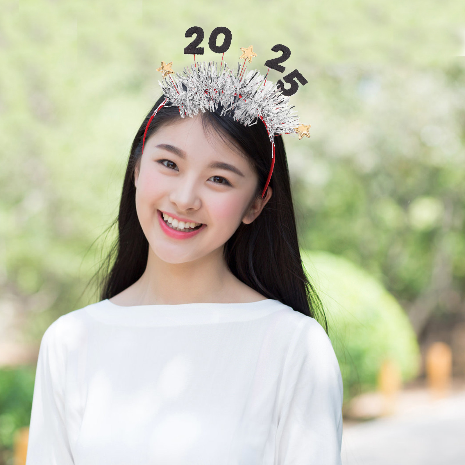 2025 New Year Headband Star Th - Photo Booth Prop 评论和价格
