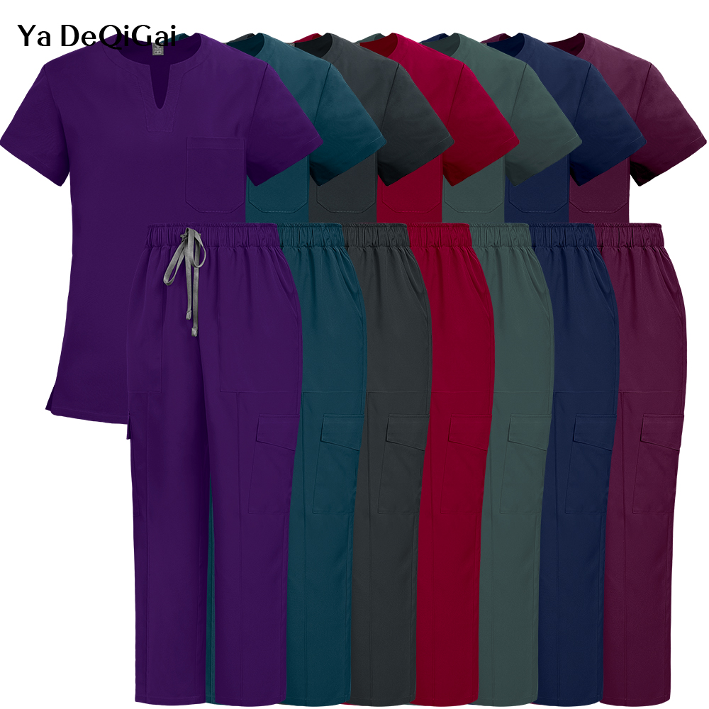 Medical Nurse Uniforms 2Pcs Cl - Wedding Job 评论和价格