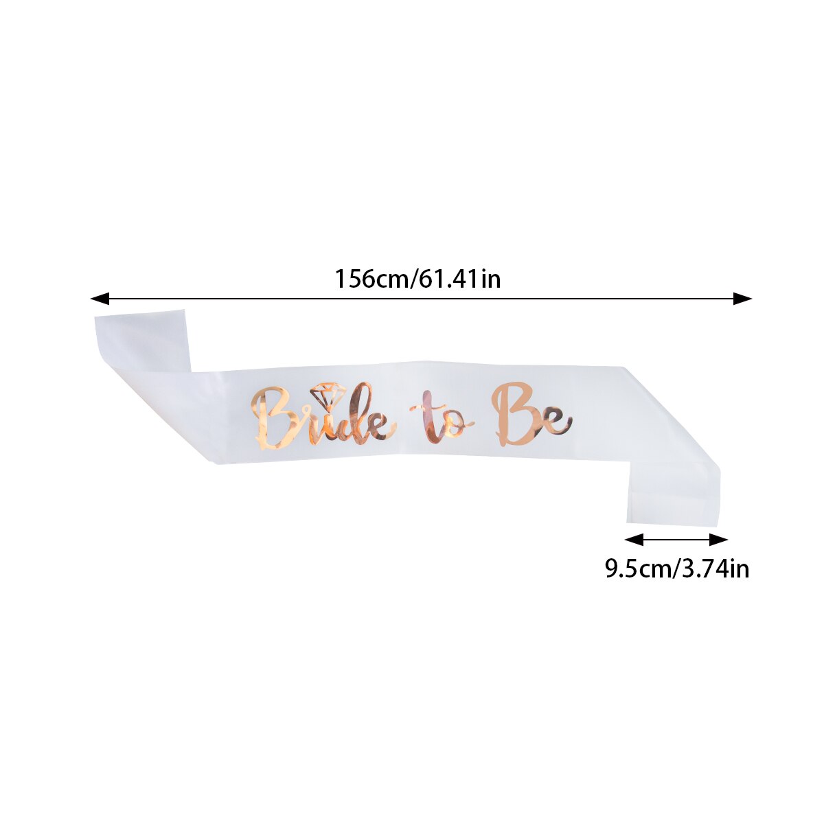Champagne/Rose Gold Bride To B - Bride Tribe Sash 评论和价格