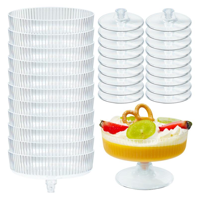 10Pcs Disposable Plastic Marti - Champagne Tower Set 评论和价格