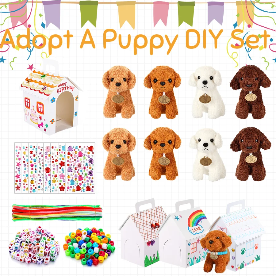 DIY Adopt a Puppy Party Favors - Wedding Day Supply Kit 评论和价格