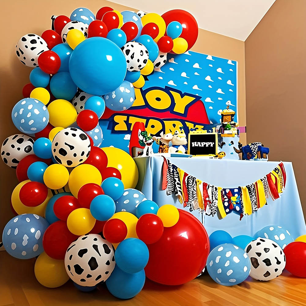1set Story Balloon Yellow Blue - Wedding Day Supply Kit 评论和价格