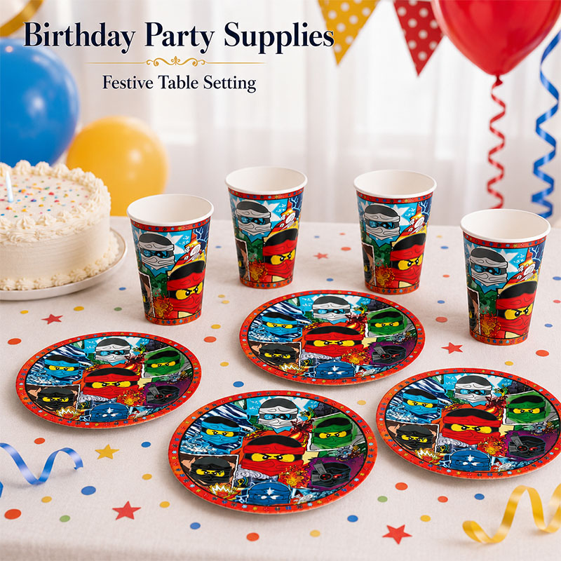 Cartoon Ninja Pattern Disposab - Wedding Day Supply Kit 评论和价格