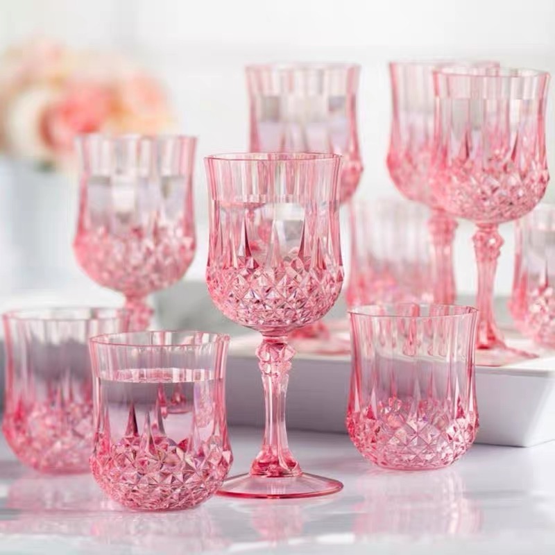 Acrylic champagne glasses, pla - Champagne Tower Set 评论和价格